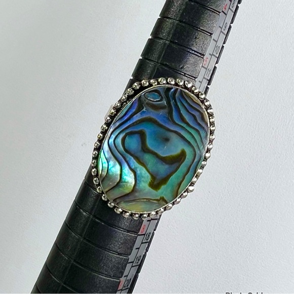 Jewelry - Abalone 925 Gemstone Ring size 7